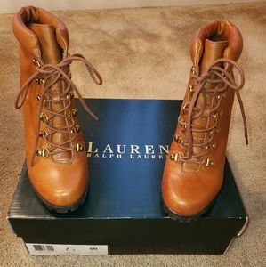 Ralph Lauren lace-up ankle boots